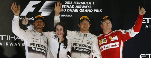 F1 GP Abu Dhabi Rosberg gana podio